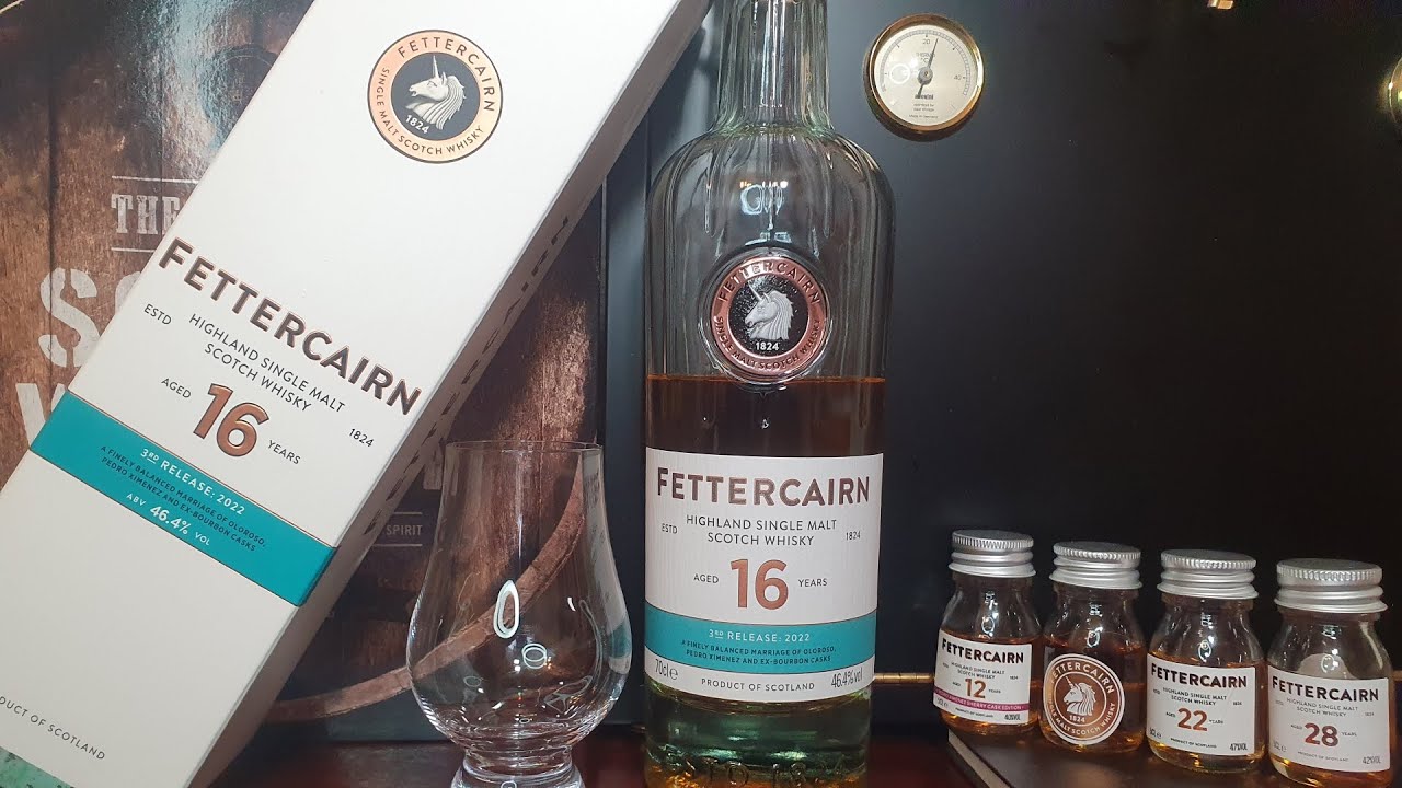 Виски Fettercairn. Дегустация и сравнение трёх релизов: 12 Pedro Ximenez, 16 и 18 лет выдержки.