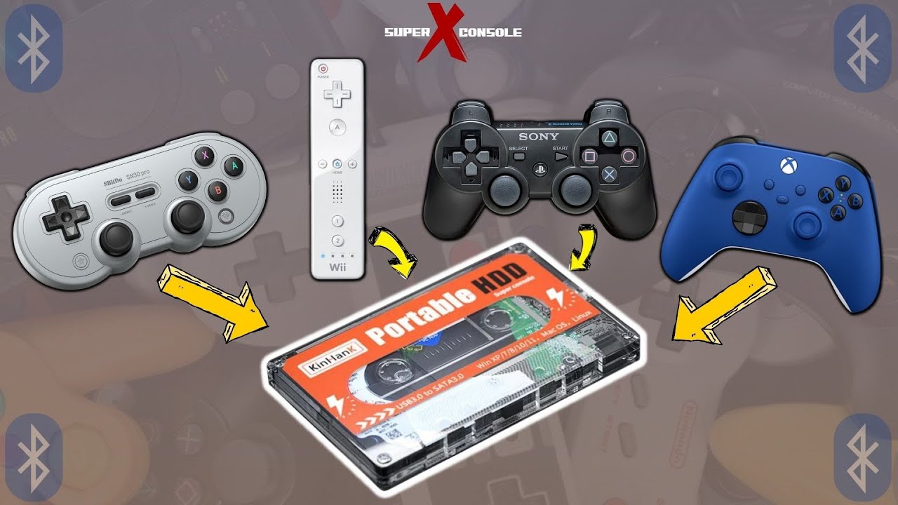 HOW TO PAIR YOUR BLUETOOTH CONTROLLER TO THE KINHANK 2TB HARD DRIVE (2024)😁