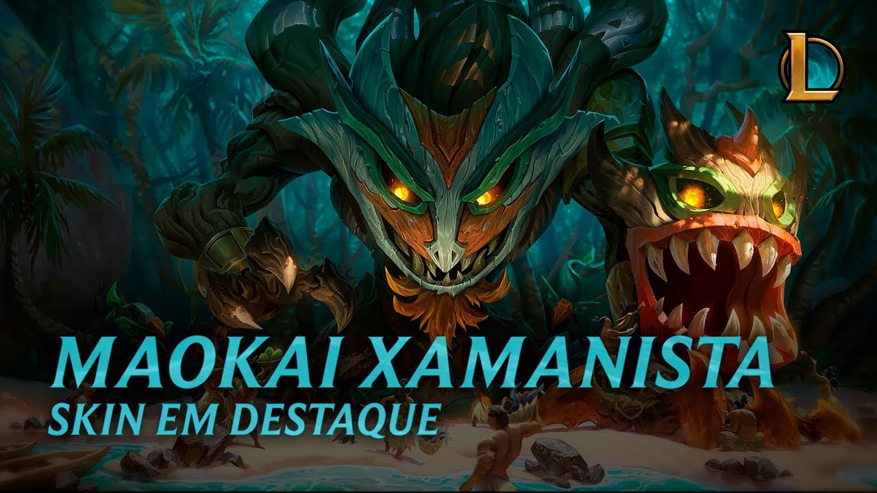 Maokai Xamanista (2017) - Skin em Destaque | Completo - League of Legends
