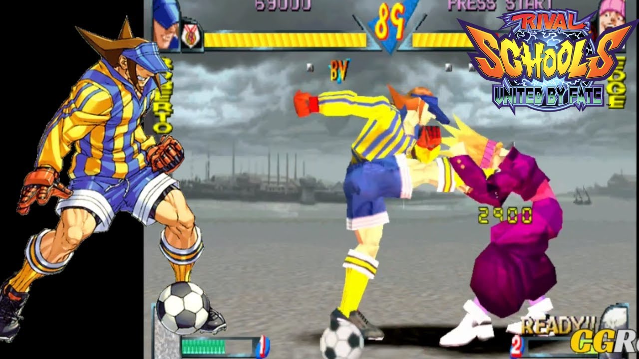 Roberto Miura - Rival Schools | Gameplay | PS1