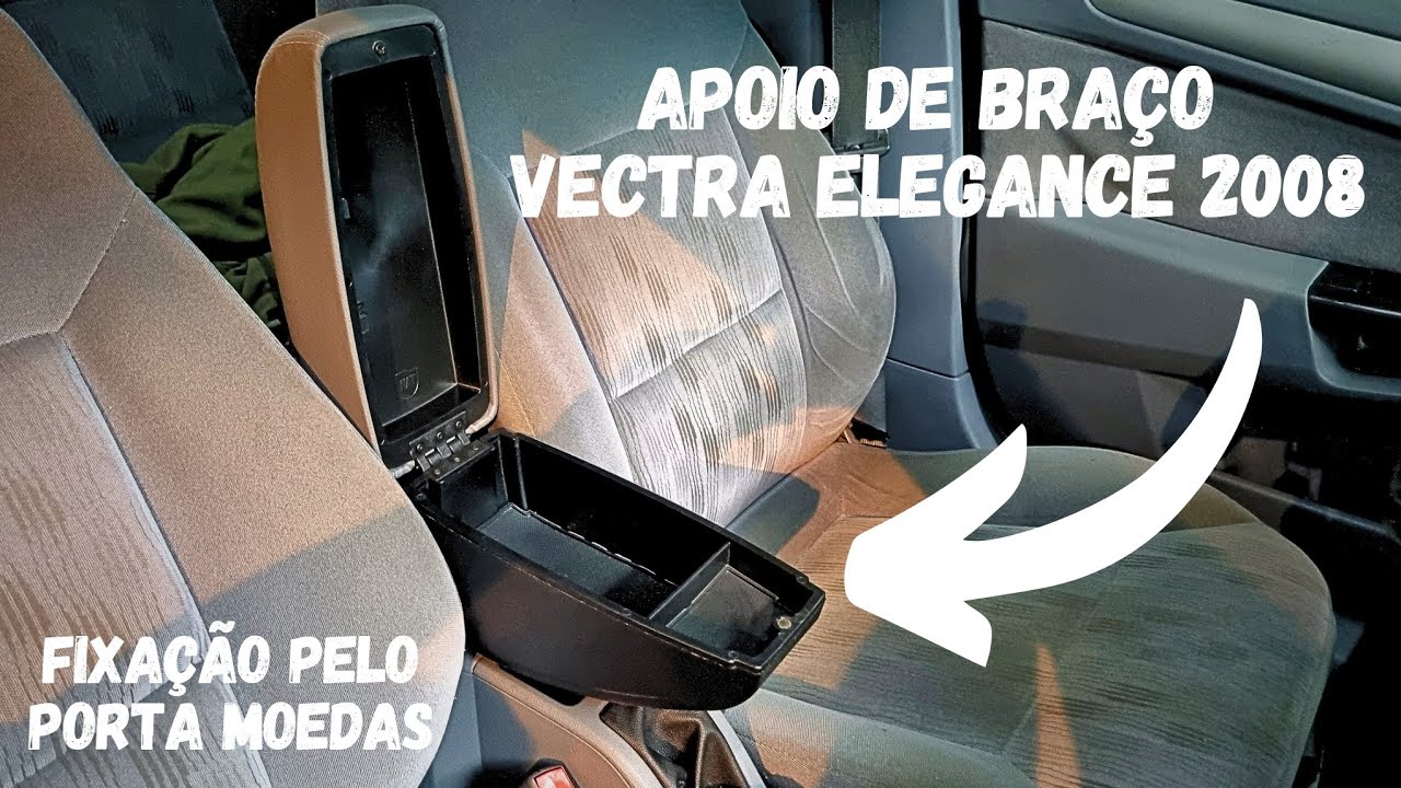 INSTALAÇÃO DESCANSA BRAÇO VECTRA ELEGANCE 2008