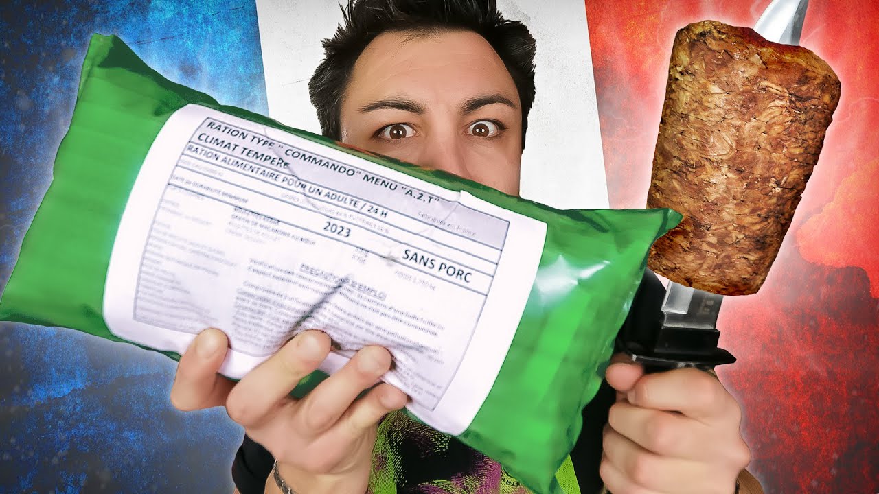 RATION DE COMBAT KEBAB COMMANDO fran&ccedil;aise 2021 !