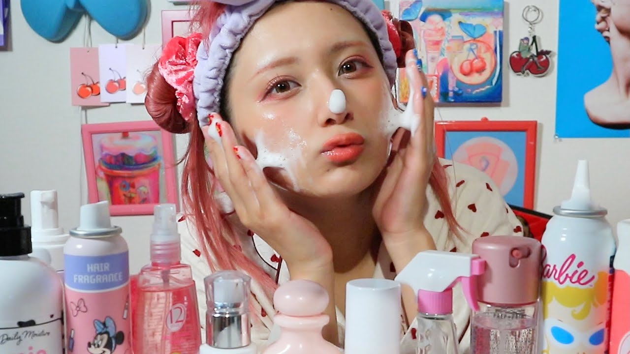 【ASMR】深い眠りにつくスキンケア😶‍🌫️🚿🧼