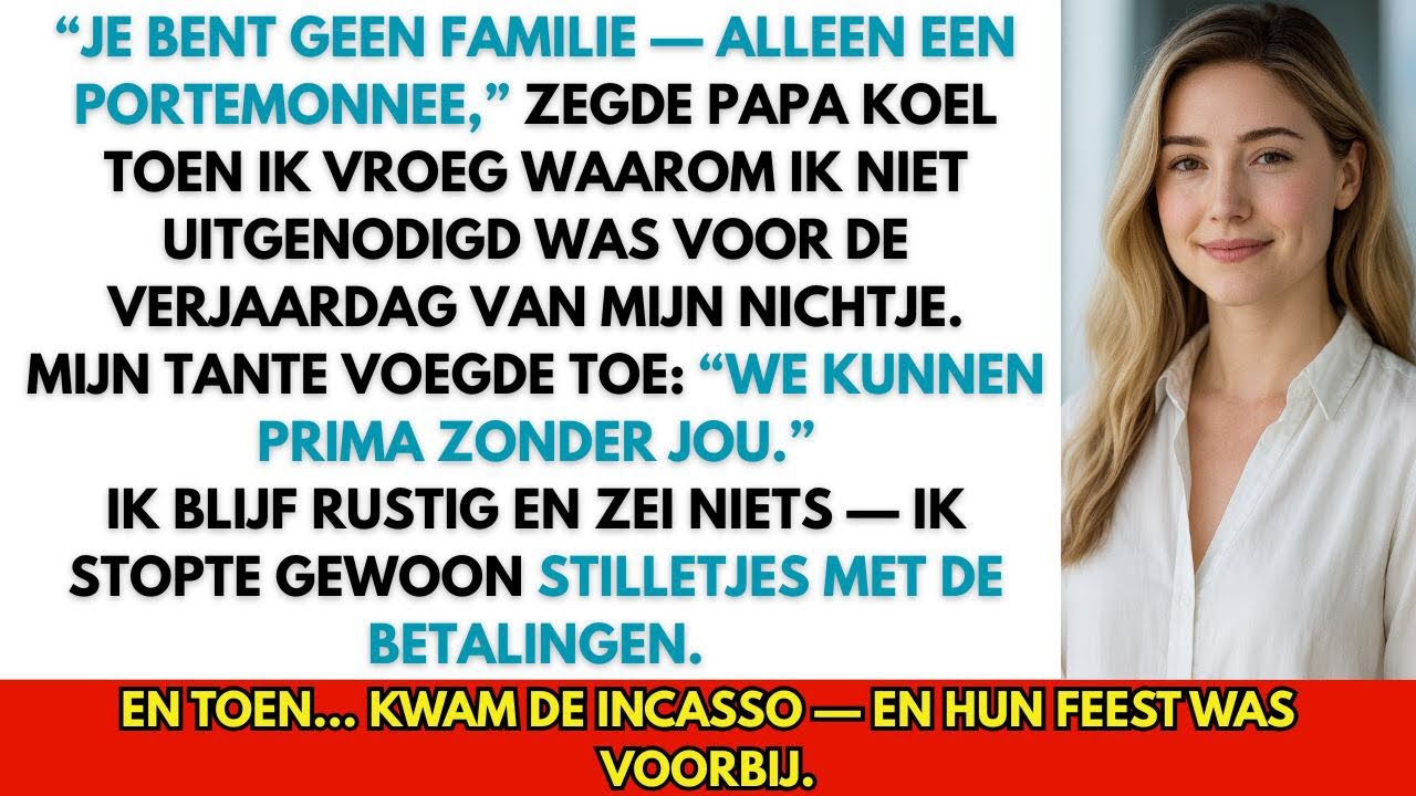 MIJN OUDERS NOEMDEN ME ‘ALLEEN EEN PORTEMONNEE’ — TOT IK STOPTE MET HUN HYPOTHEEK BETALEN.