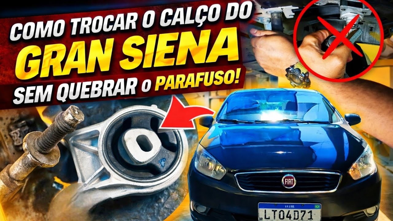 Como trocar o calço do Gran Siena sem quebrar o parafuso