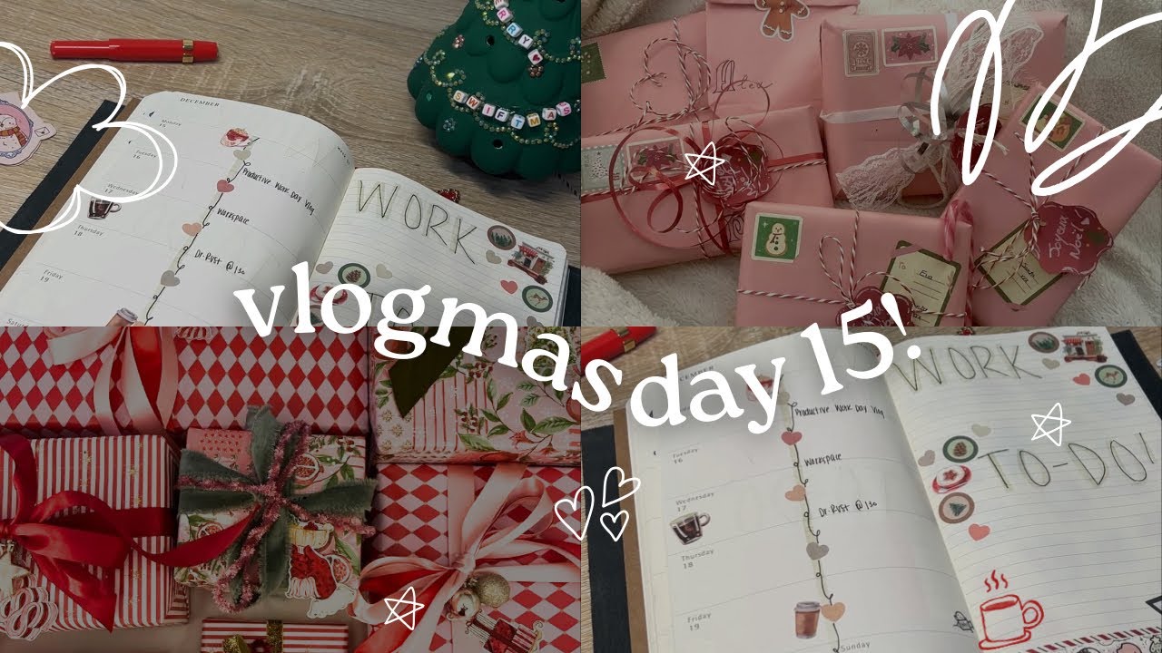 🎄Влогмас, день 15 | Планируем Рождество вместе | Уютное планирование декабря в ежедневнике Moleskine