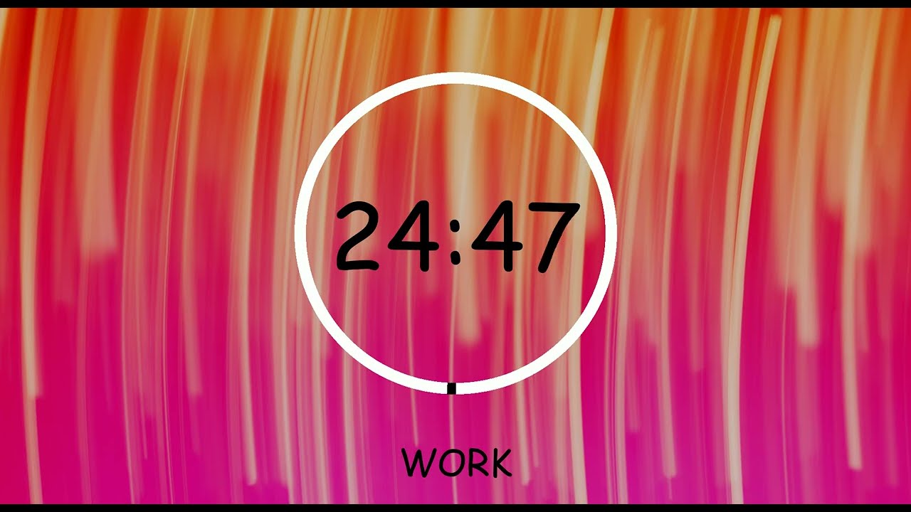 EXTENDED Pomodoro Session | 2.5 Hours of Pure Focus (25/5)