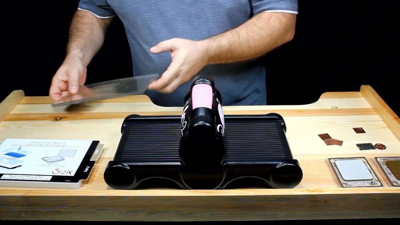 Using the Sizzix Big Shot to Emboss Metal
