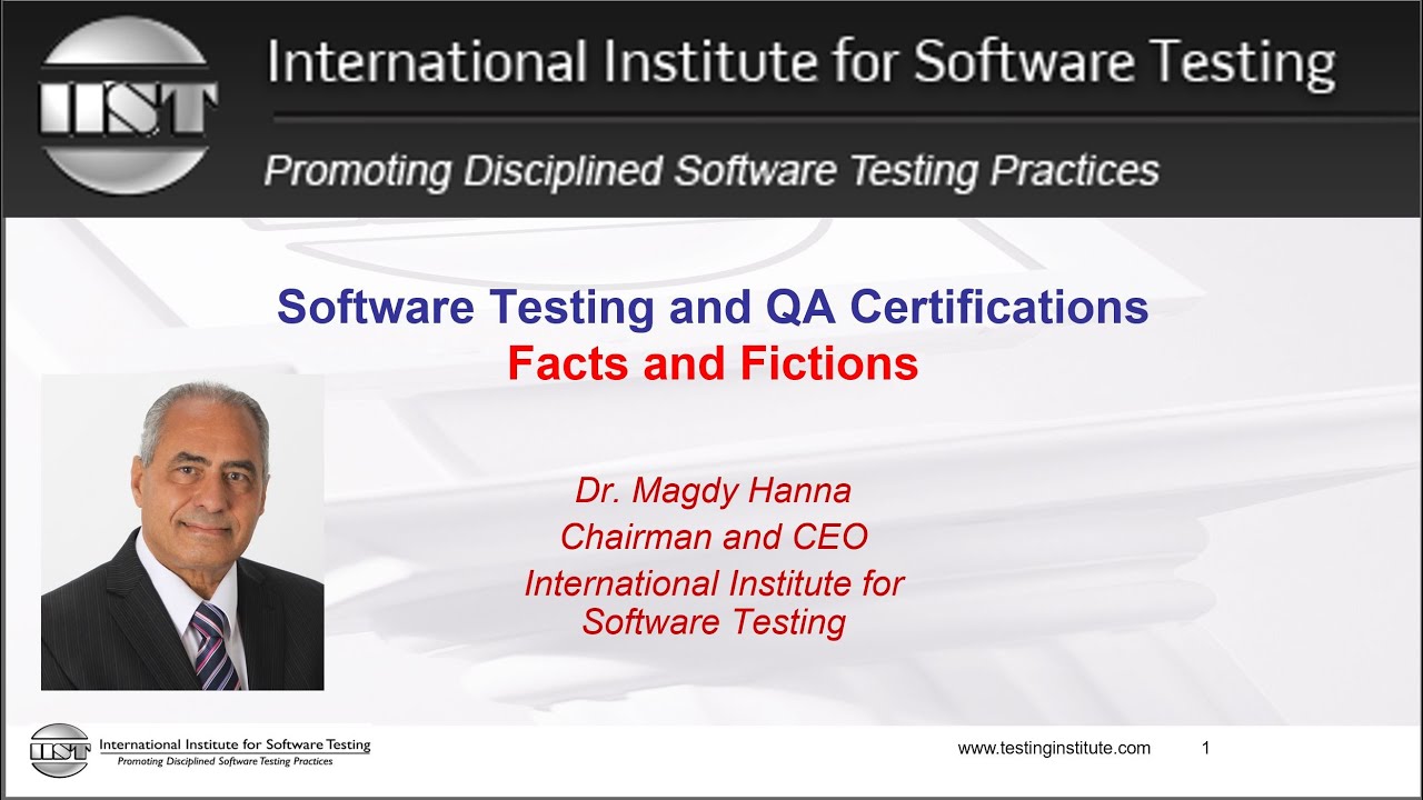 Software Testing Certifications and QA Certifications