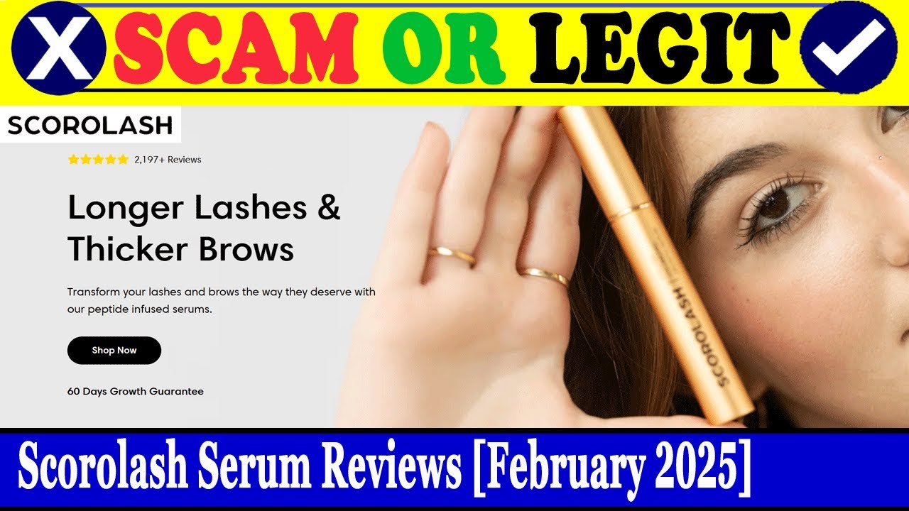 Scorolash Serum Reviews (Feb 2025) - Is This A Real Product Find Out! | Scam Inspecter