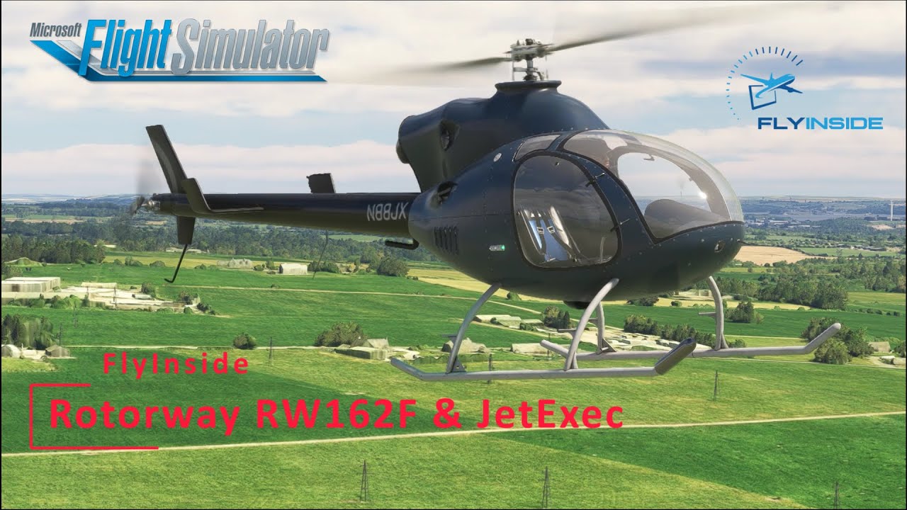 FlyInside Helicopter Rotorway RW162F & JetExec in MSFS