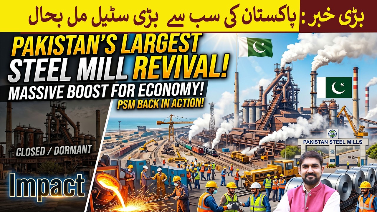 Major Development: Pakistan's Largest Steel mill revival | Rich Pakistan