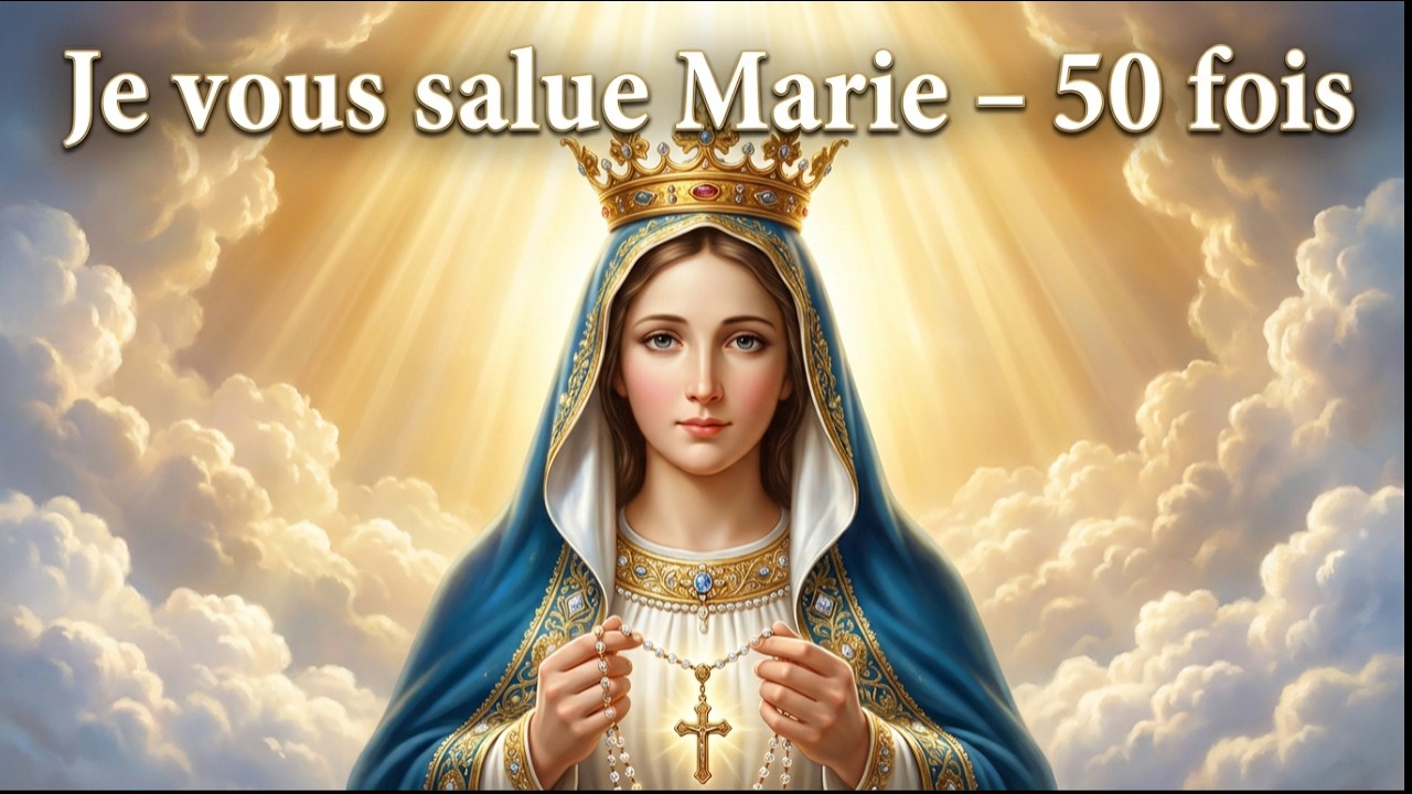 Je Vous Salue Marie 50 fois 🙏 Rosaire complet pour un Miracle