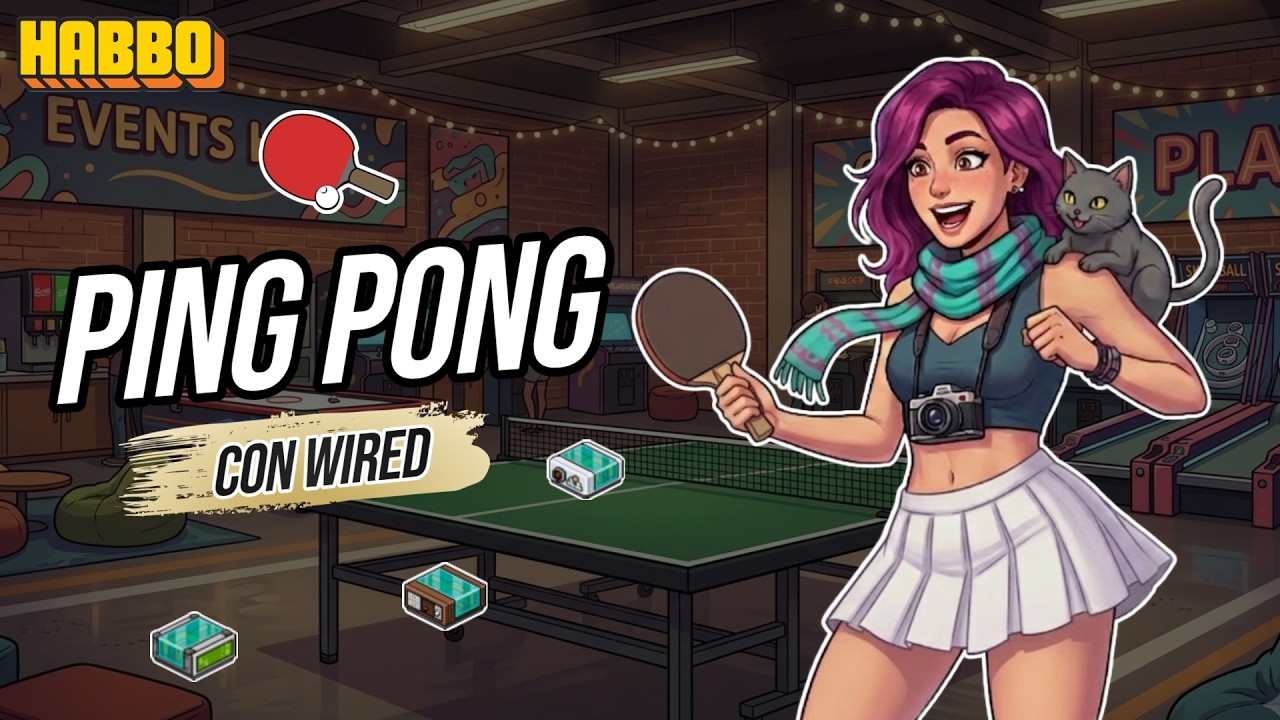 Cómo hacer el JUEGO de PING PONG con WIRED en Habbo | Tutorial | LaChulaHB