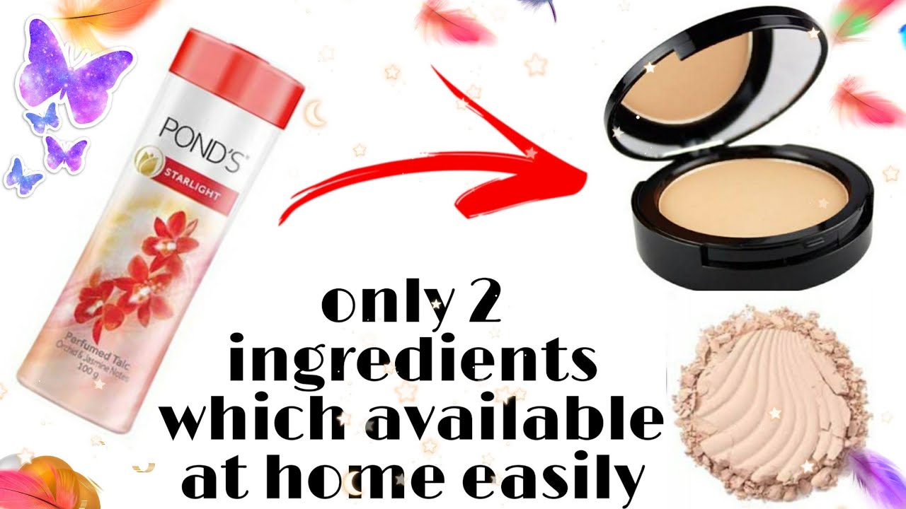 DIY compact powder | compact powder without foundation |Make your compact powder at home |DIY makeup