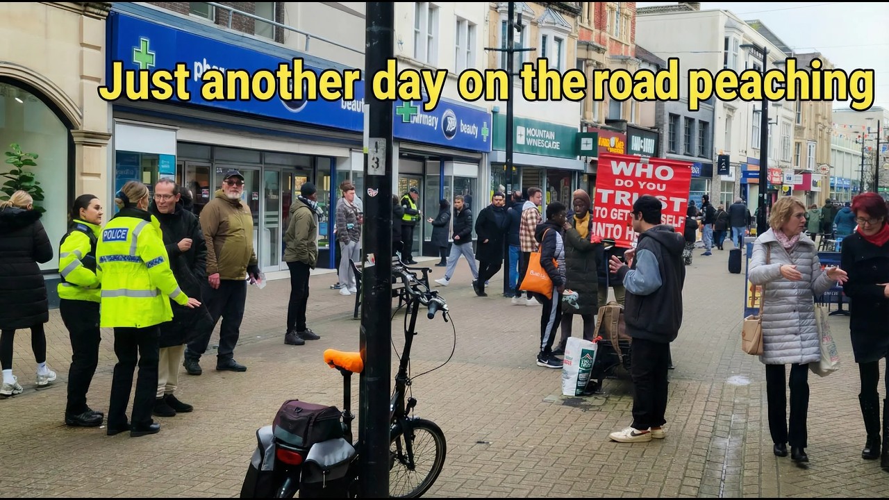 Just another day on the road preaching | Weston-super-Mare UK