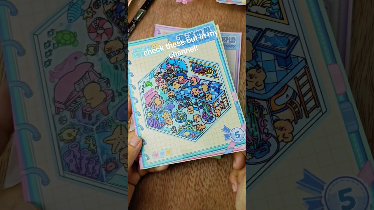 3D Landscape stickers #asmr #sticker #theothersideofmakebelieve #cute #collection #toys