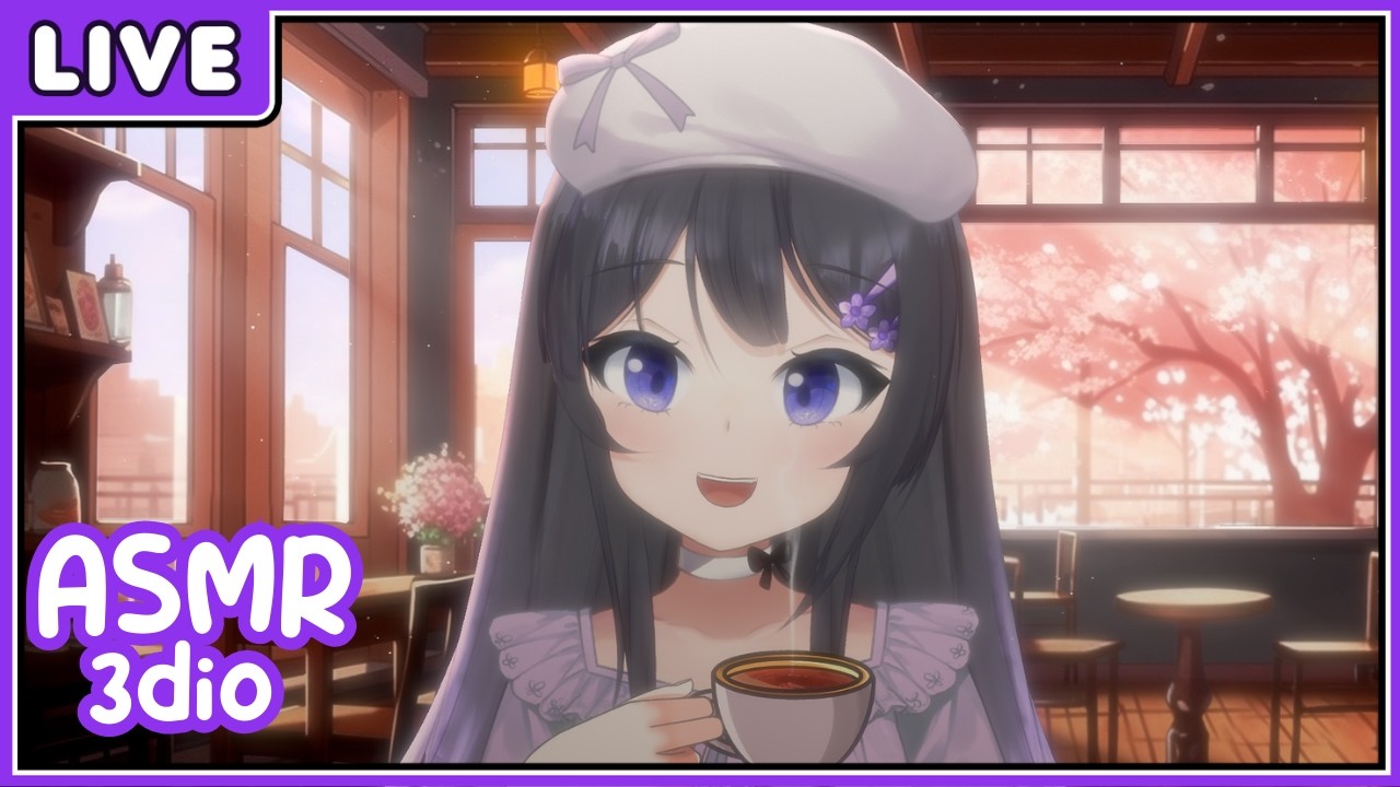 🔴【3DIO ASMR】 Relaxing Teatime & Cozy Triggers ☕✨ Soft Whispers for Sleep 😴💤 #3DIO #ASMR