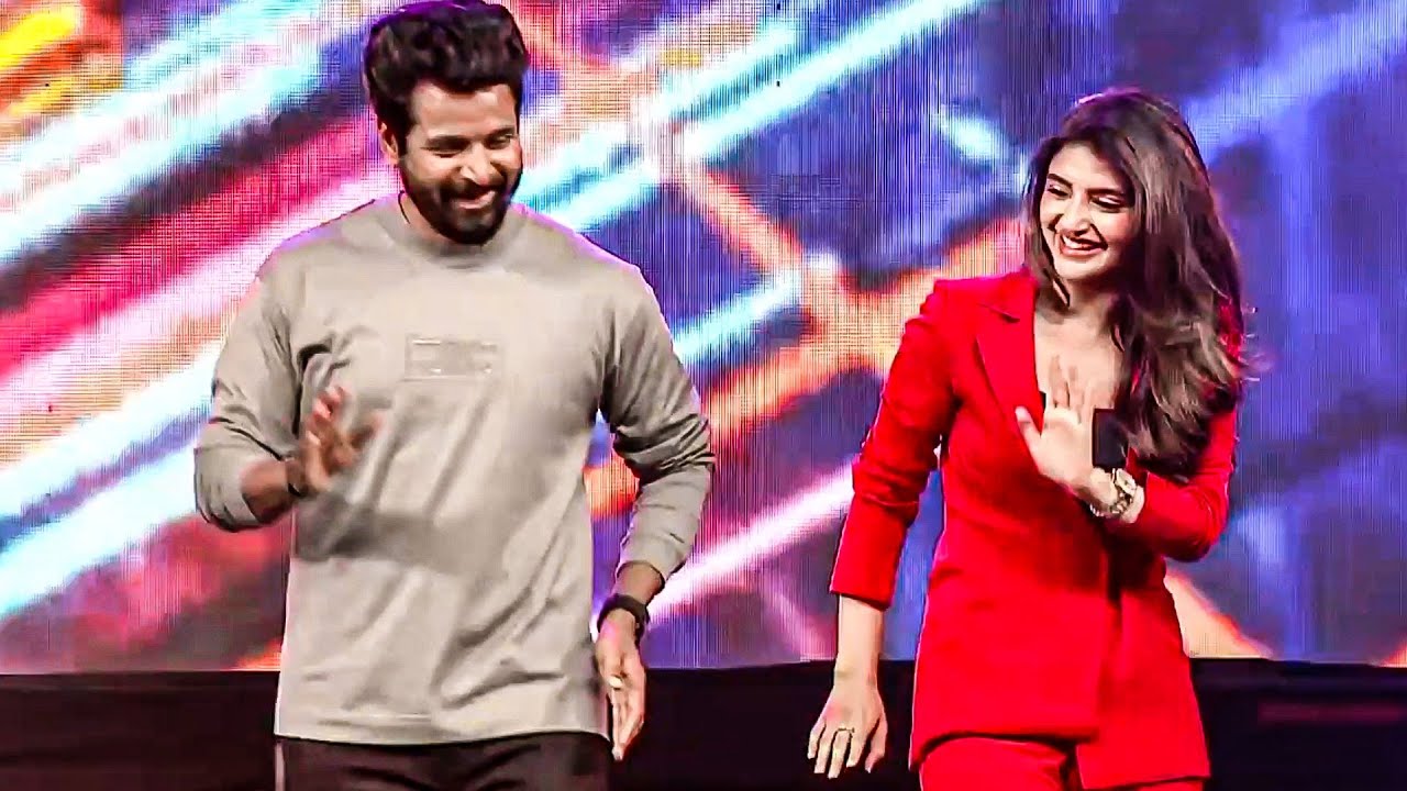 Sivakarthikeyan & Sreeleela Dancing For Kurchi Madathapetti Song 🔥- Dhanalakshmi Srinivasan College