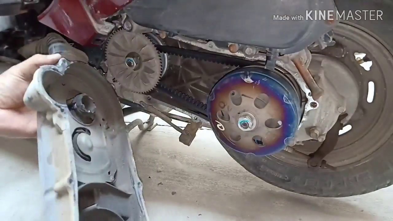 Honda Aviator: Belt  Change with Variator Balls: Handle vibrations