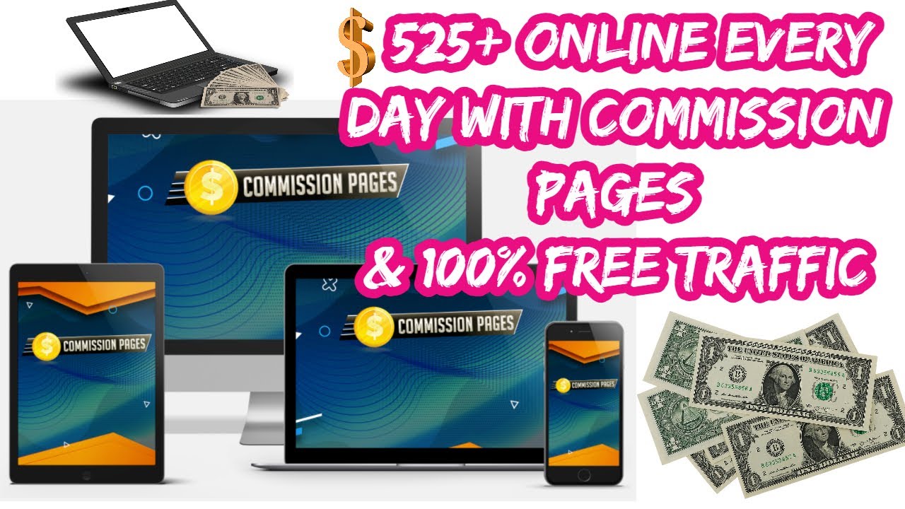 What is Commission Pages & review| $525 Every Day Earning|100% Free Traffic