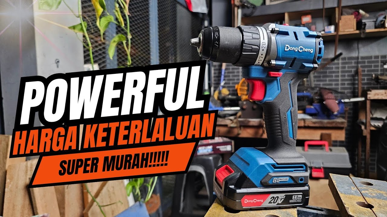 Beli harga segini jaminan puas??!! || Bor Cordless Brushless Dongcheng DCJZ2060i type ADM