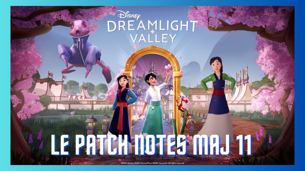 PATCH NOTES COMPLET MAJ 11 THE LUCKY DRAGON DISNEY DREAMLIGHT VALLEY 🐉🌸✨