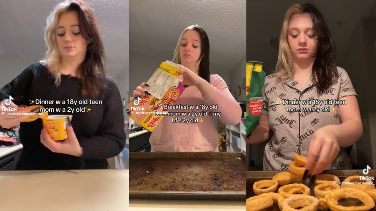 @mariclaire teen mom making meal TIKTOKS🍕