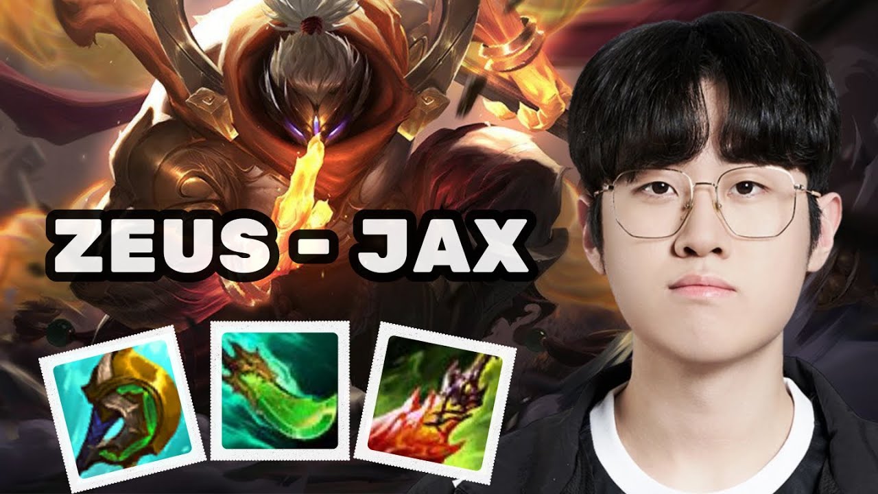 T1 ZEUS WITH JAX TOP - BEST INTERNATIONAL VODS