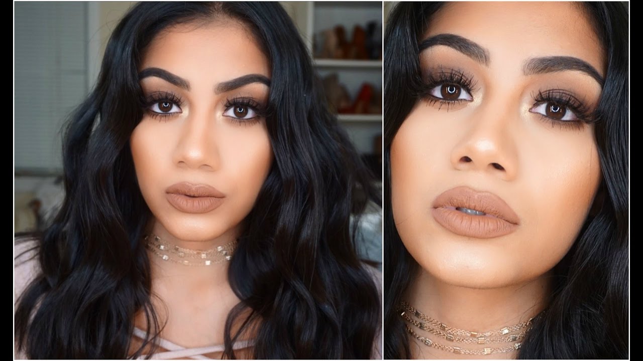 BROWN SMOKEY EYE MAKEUP & HAIR TUTORIAL| 2016