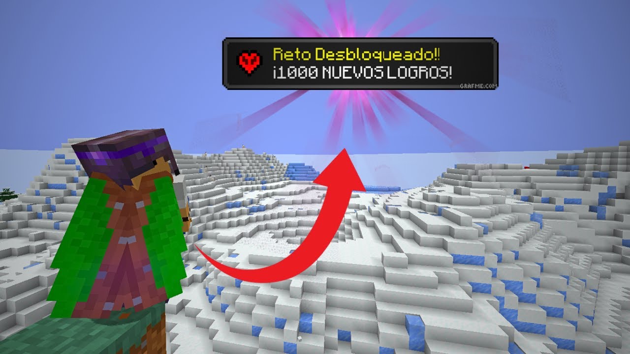Añadí 1000 logros nuevos a Minecraft… y fue una LOCURA ❤️