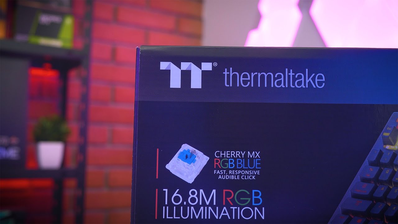 Teclado MECANICO *PRECIO/CALIDAD* con CHERRYMX 😱 *GRACIAS THERMALTAKE*