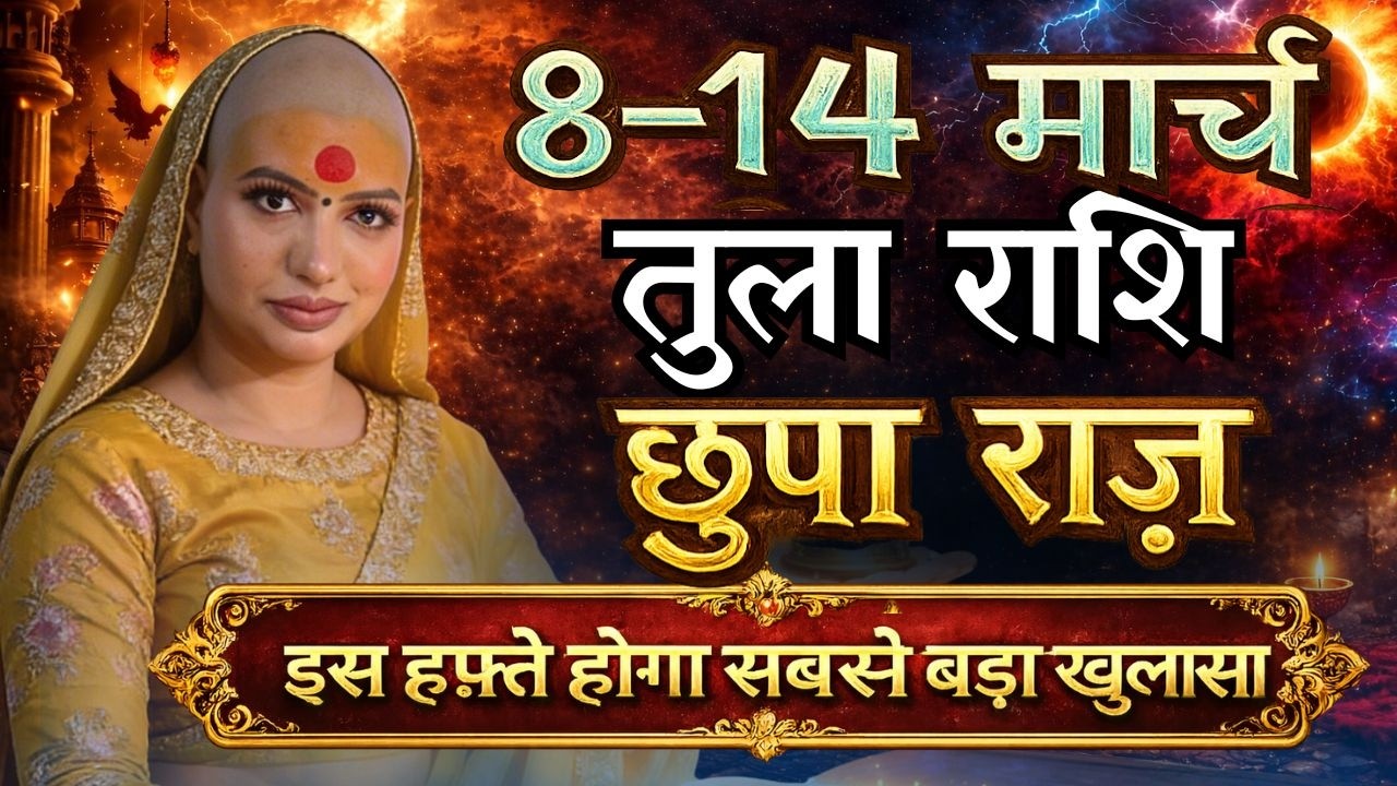 तुला 8-14 मार्च  राशिफल 2026 | मार्च राशिफल | तुला राशिफल | Tula rashifal | March rashifal
