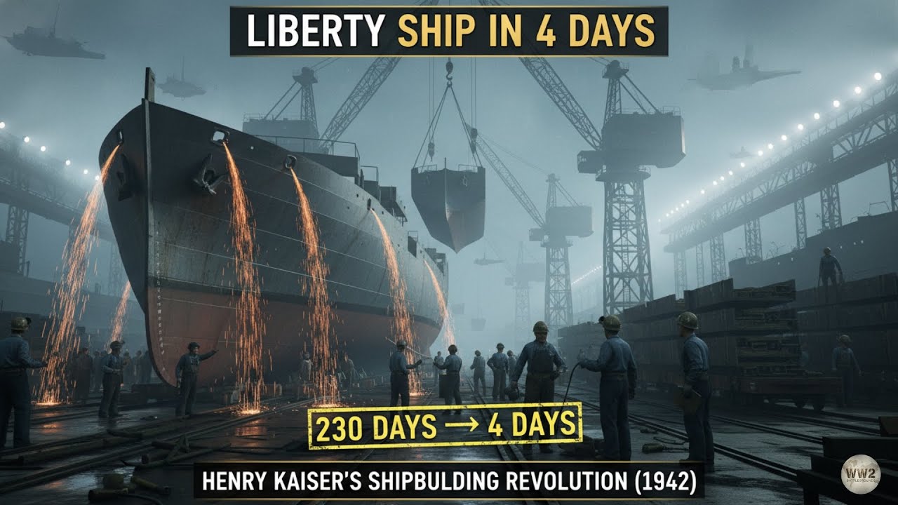 Liberty Ships in 4 Days &ndash; How Henry Kaiser Broke 3,000 Years of Shipbuilding | WW2 Military History