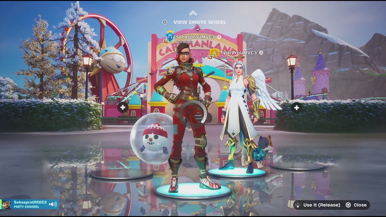 Angelic Protection for a Gnome!! Fortnite C7 S1 Gameplay