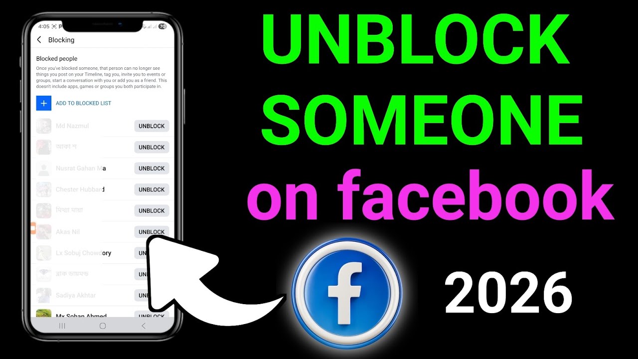 How to Unblock Someone on Facebook (2026 Update)