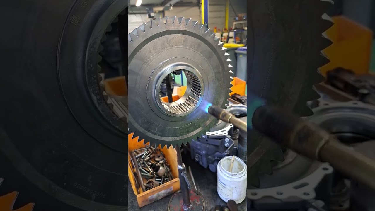 montage pignon de boite de vitesse "frettage"