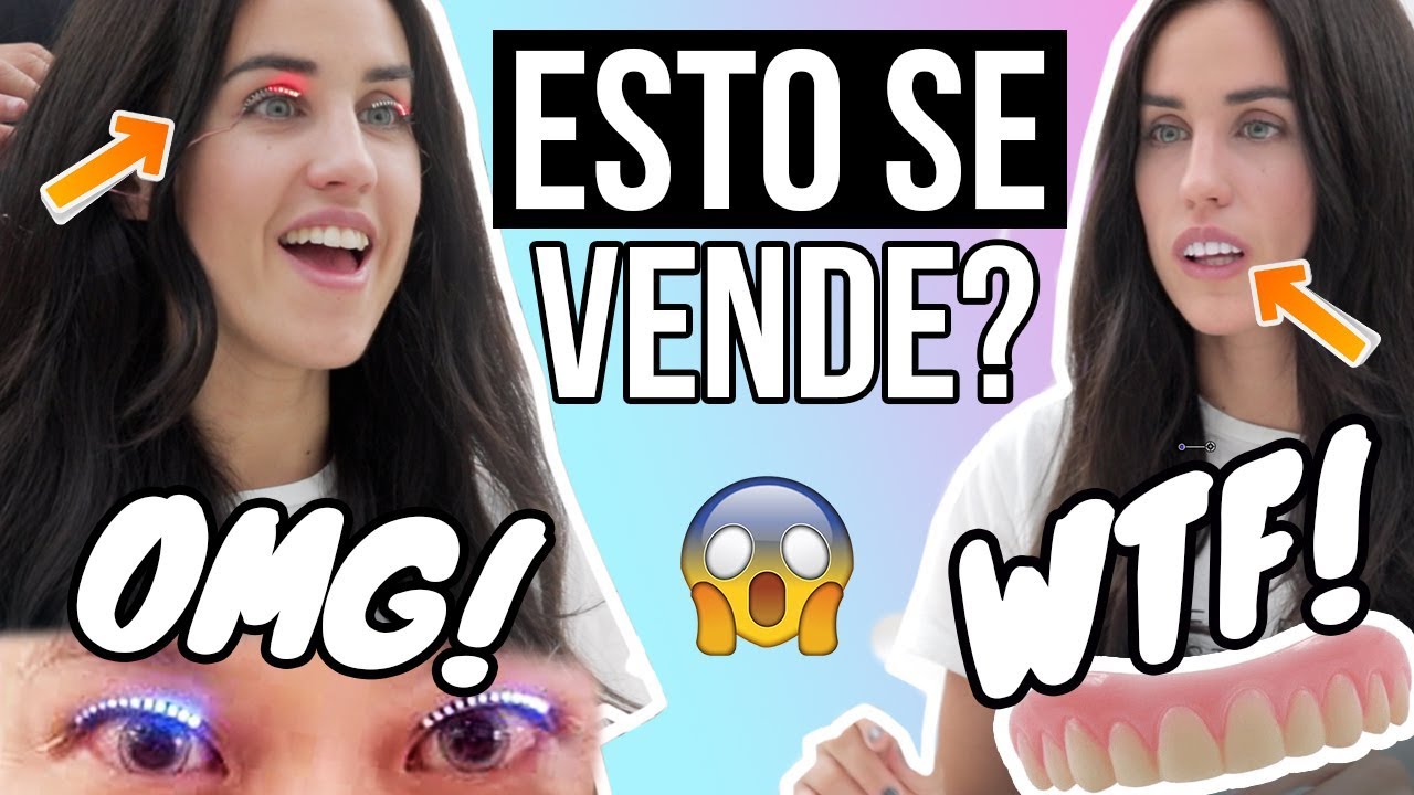 ¿ESTO SE VENDE? VISTO EN TV 😱 PRODUCTOS MUY RAROS DE BELLEZA | PATRY JORDAN