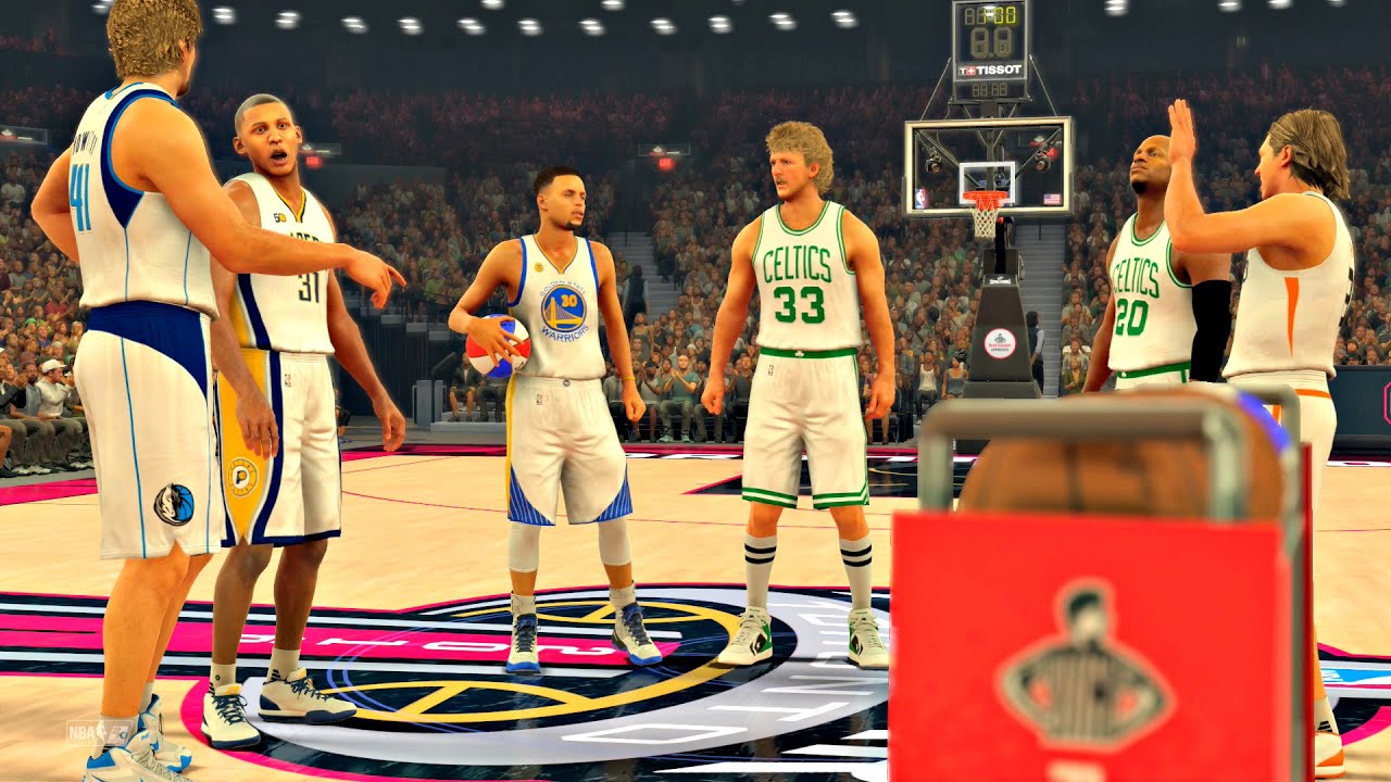 NBA 2K17: The Greatest 3 Point Contest Of All Time! Curry, Bird, Allen, Nash, Nowitzki, Miller! #PS4