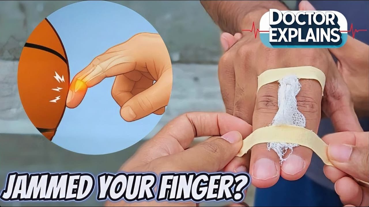 Fix Your Jammed Finger in 2 MINUTES – Doc & Baller Show Simple Steps