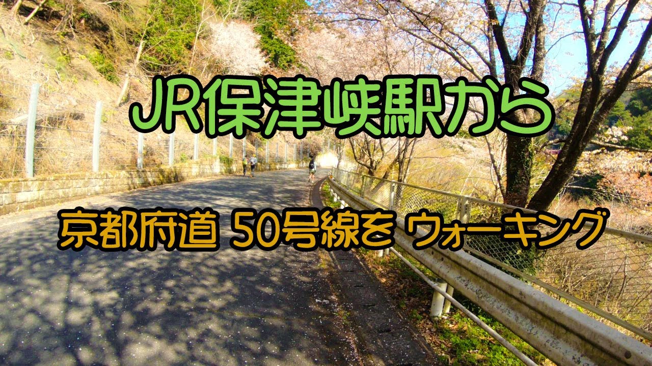 JR山陰本線 保津峡駅 下車☆ そこから保津川沿いをウォーキング！ついでに自宅まで歩く