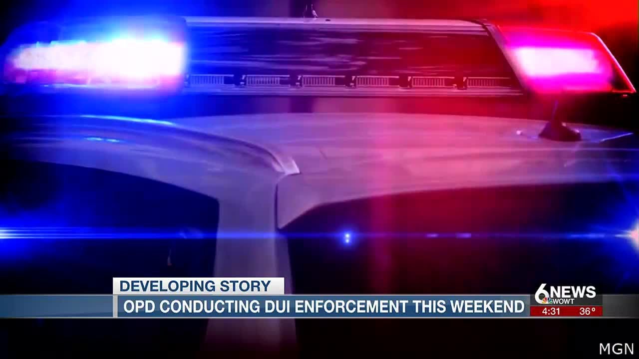 Omaha Police conducting DUI enforcement operation