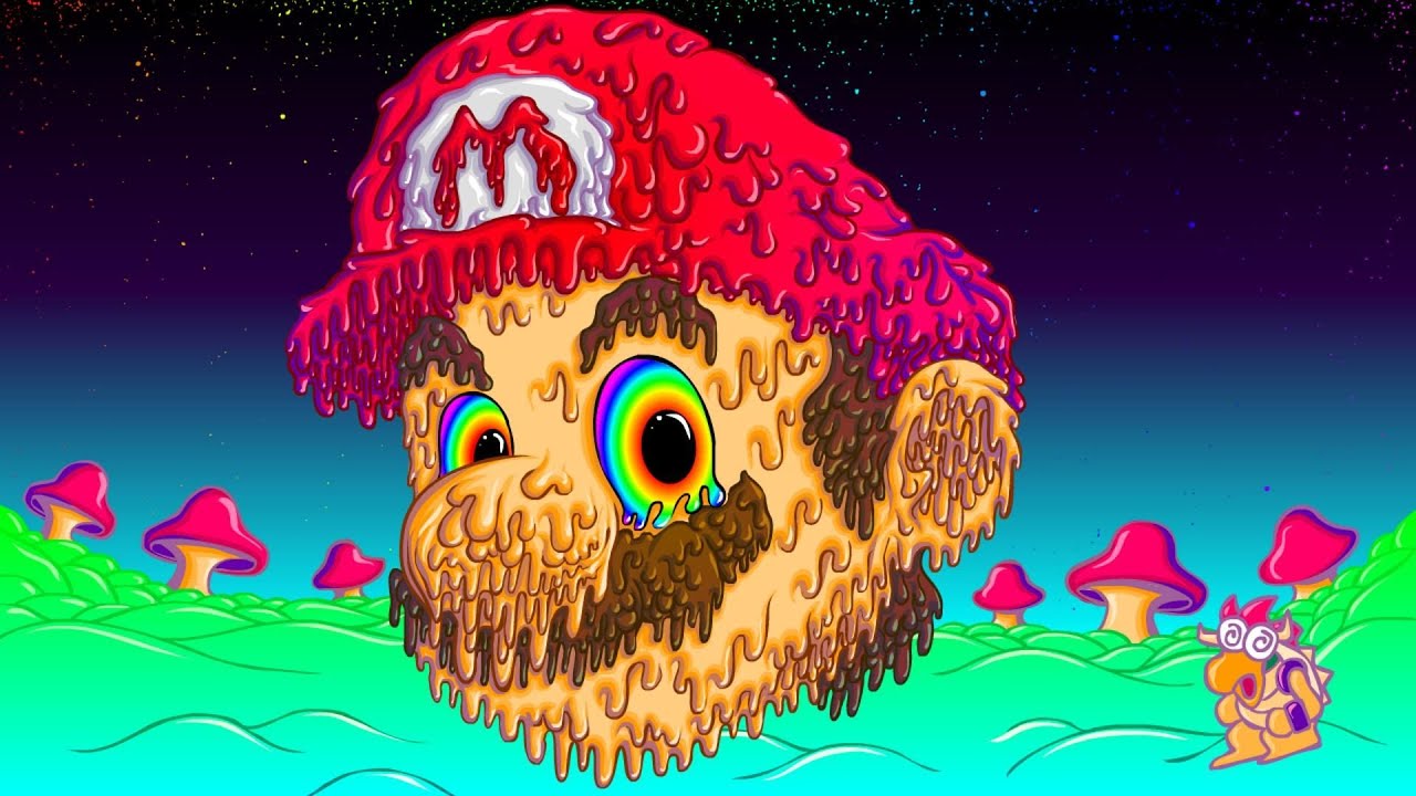 PARYOS X DIRTY - SUPERMARIO ( LYRICS VIDEO ) - [ HARRACH CREW // FAHRENHEIT GANG ]