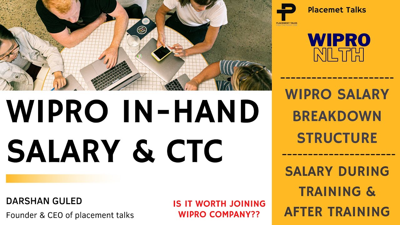 WIPRO Inhand salary for freshers  during training and after training | is it worth joining wipro.