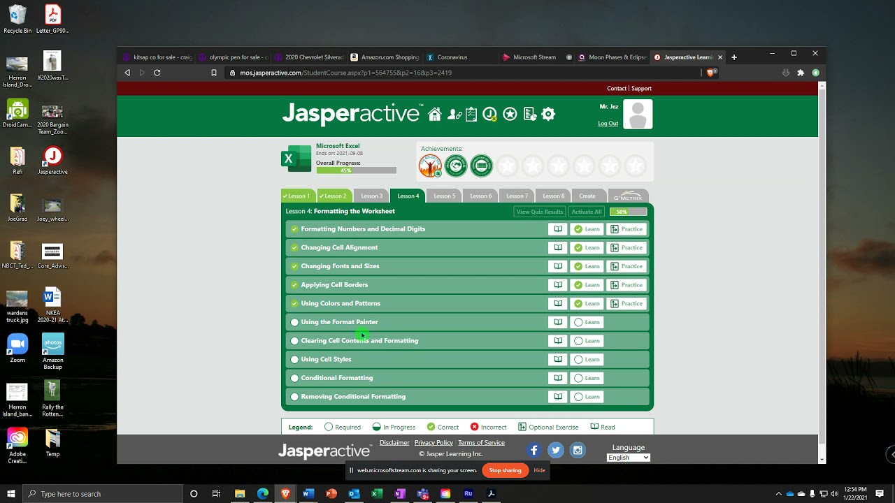 JA Excel 4 6  Using Format Painter