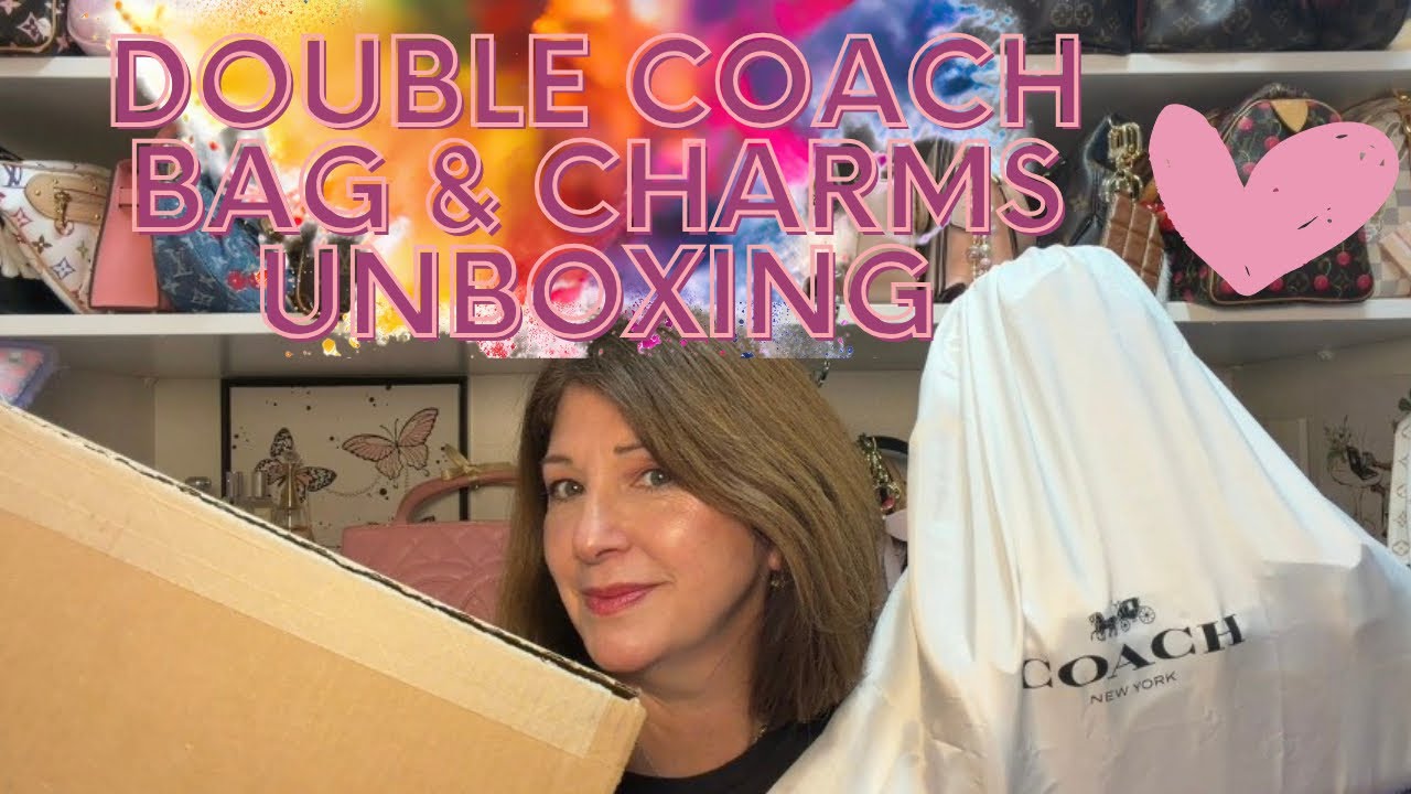Double Coach Bag Unboxing & Charms