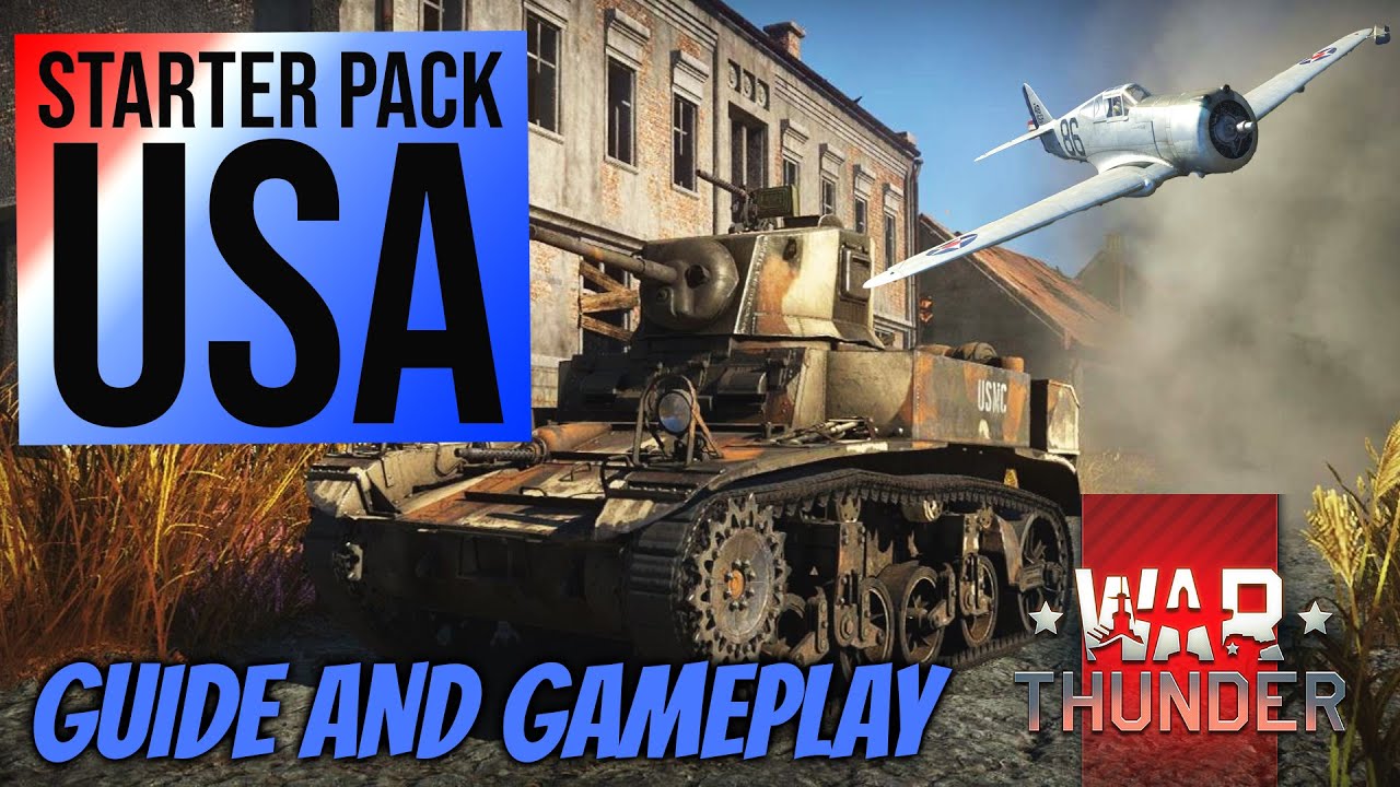 WAR THUNDER - US Starter Pack - Guide and Gameplay - Framezy