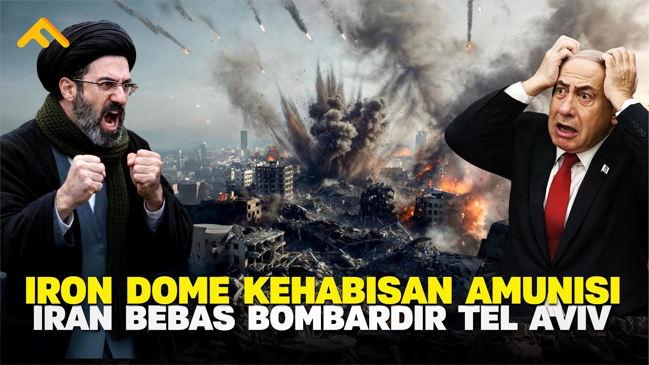 IRON DOME KEHABISAN RUDAL PENCEGAT! Iran Bebas Bombardir Tel Aviv Sesuka Hati