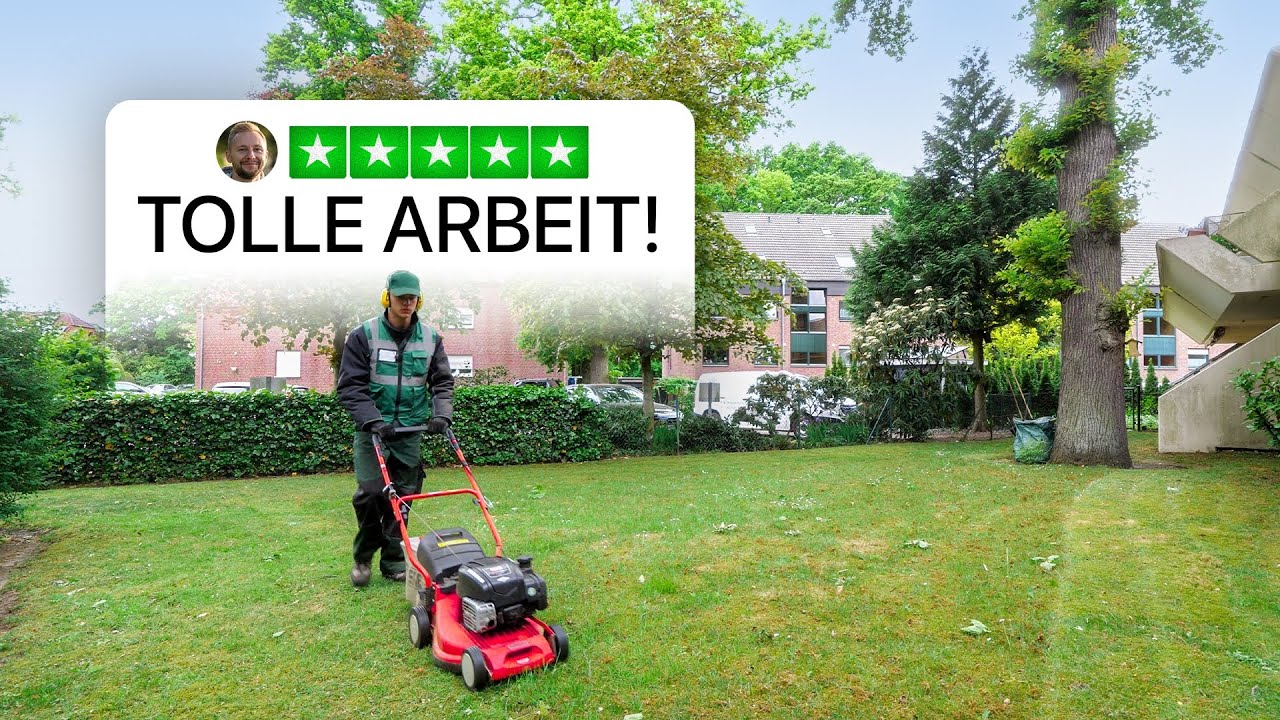 Hausmeister stoppt! Vegetation im Frühling holt sich Immobilie zurück.