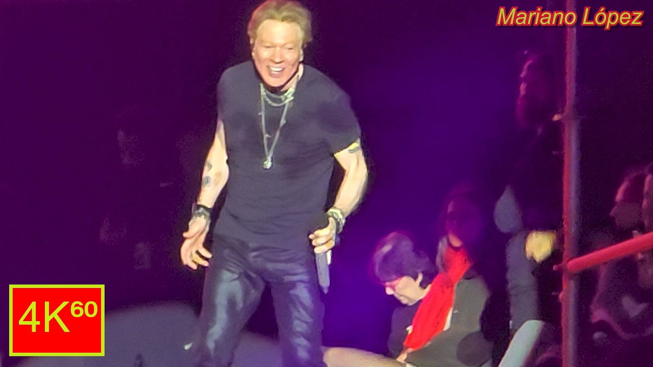 4K⁶⁰ - 👉 Guns N' Roses - Don't Cry (Argentina 2025)